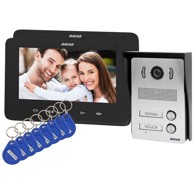 ORNO Video interfon, 2 x 7", 8 x RFID